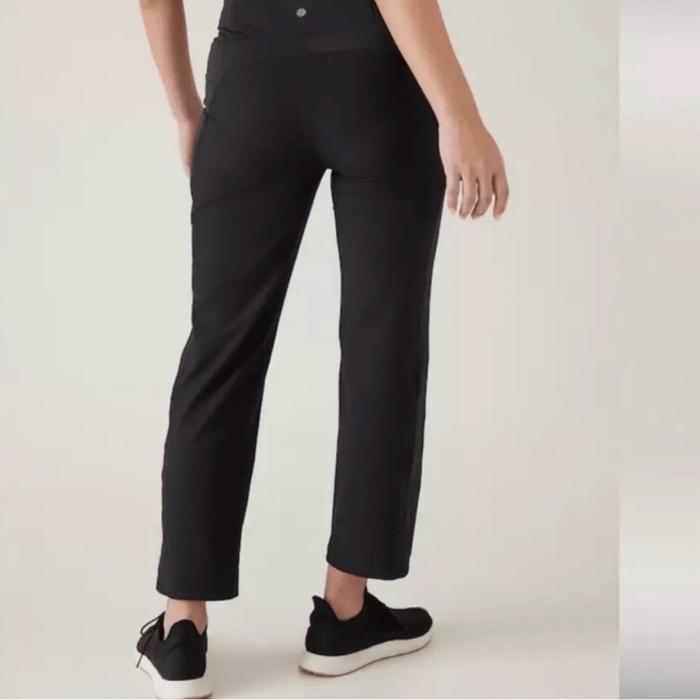 Athleta Fairway Golf Pants Black Casual Activewear Women’s 12